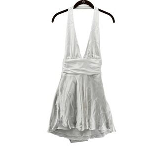 mens dress shirts white Slim Fit Collared Shirt superdown Addison Maxi Dress and college musicians Women Tops:S italian